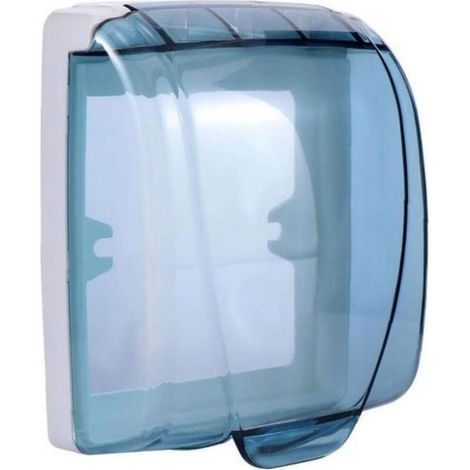 Cache Prise Murale - Etanche IP - Compatible Boîtier 86 mm - Pour Salle De Bain Et Cuisine - 1 Pièce (1/4)