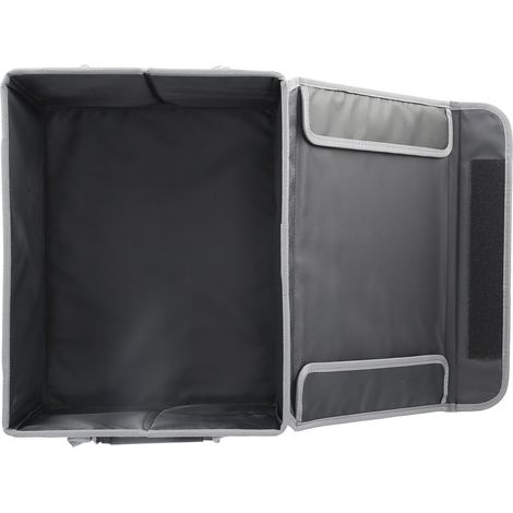Coffre-feu pliable pour documents, boîte de rangement antistatique avec poignée, classeur ignifuge pour dossiers (1/5)