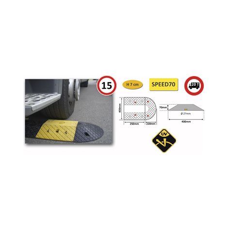 RALENTIZADOR MODULAR SPEED70 METALWORKS 758136896