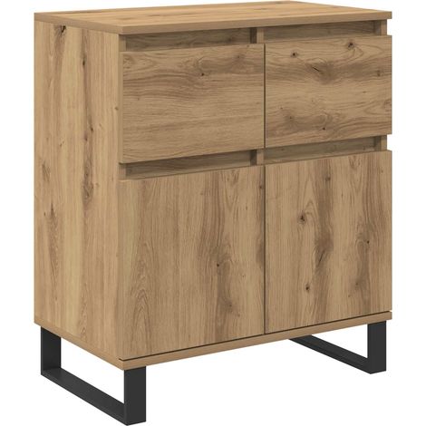 Maison Exclusive - Vitrina con cajón Roble artesanal 60 x 35 x 70