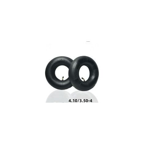 2 pièces pneus tubulaires série 4.10/3.50-4 pouces pour diable, chariot, charrette à bras, chariot de jardin, tondeuse à gazon, tube de remplacement 4.10-4 (1/5)