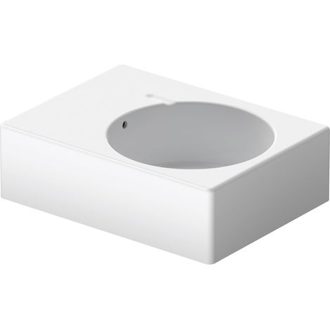 Duravit Scola Waschtisch, 615x460mm, mit Überlauf, 1 Hahnloch