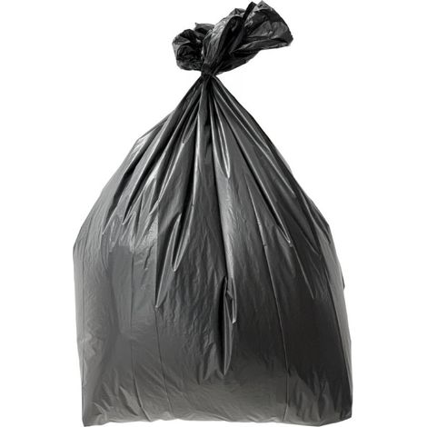 Sacs poubelle résistants noirs 120L (lot de 100) - 735 x 1470 x 960 mm - JANTEX (1/4)