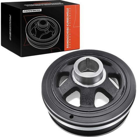 Poulie de vilebrequin, Diamètre 160 mm, Largeur 81 mm, Compatibilité : Mercedes-Benz W203 W204 S203 S204 W211 S211 R171, Nombre de rainures 6, Niveau de vibration 0 (1/5)