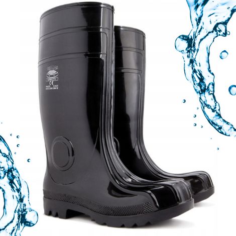 Stivali da lavoro Wellington da uomo s5 con puntale, impermeabili, protettivi e di sicurezza, modello maxx-S5, taglia 44 (1/5)