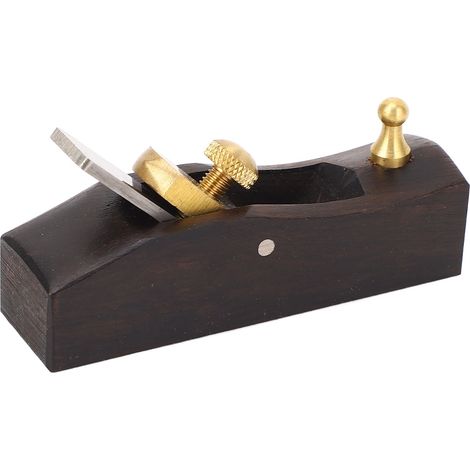 Mini rabot à bois à fond plat, petit rabot à main pour le rabotage, le détourage et le chanfreinage d'objets droits (1/5)