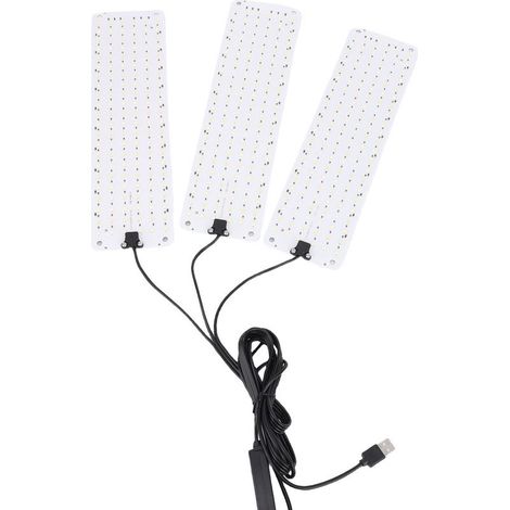 Lampe de croissance LED à spectre complet pour plantes d'intérieur, avec minuterie, PPFD élevé, économie d'énergie et 3 têtes. (1/5)
