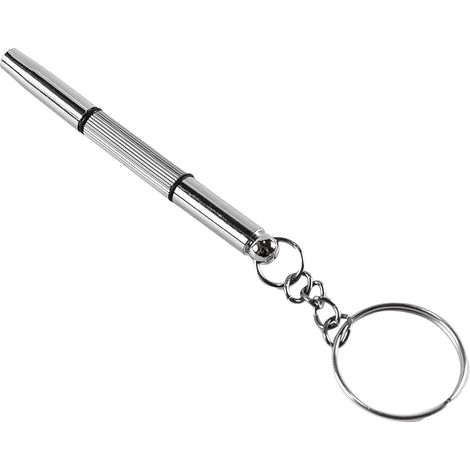 Ensemble De Tournevis De Précision 3 En 1, Mini Outil Porte-clés Multifonction. Kit De Support Portable Pour Lunettes Et Lunettes De Soleil En Acier Inoxydable. (1/5)