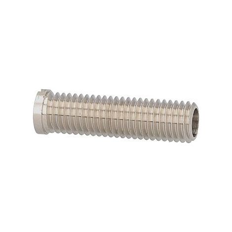 Vis creuse M12x46 mm, laiton nickelé (1/2)
