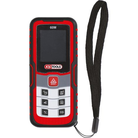 KS Tools - Mètre laser - mesure précise jusqu'à 60 m avec affichage LED - télémètre laser  - 300.0068 (1/3)