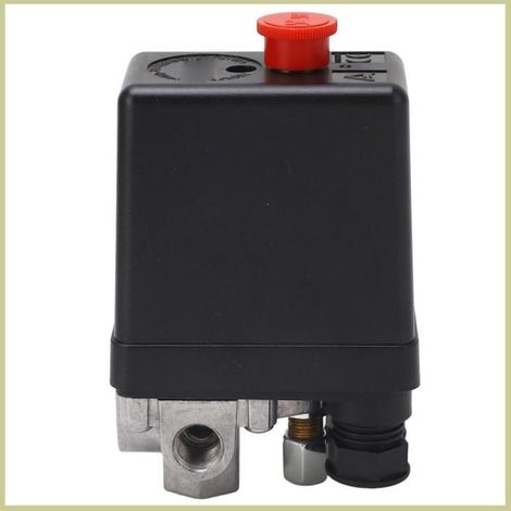 1x Pressostat LF10L4H,Connexion port unique,4 ports NPT 1/4,135-175 Psi,20A AC 240V,Pour compresseur 6 à 8 kg