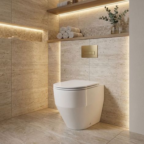 WC suspendu en céramique blanche 53x36 cm sans rebord - Pro Series  Laufen
