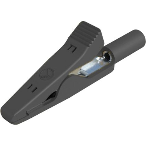 Hirschmann Test & Measurement MA 1 S sw Krokodilklemme Steckanschluss 2 mm Ohne Messkategorie Schwa (1/2)