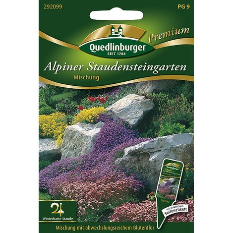 Quedlinburger Alpiner Staudensteingarten - Premium Blumensamen