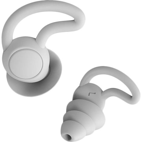 Bouchons Oreilles Silicone Antibruit pour Sommeil de Bruit Lavables et Réutilisables Confortables et Discrets Protection Auditive pour Adultes Homme Femme (1/5)