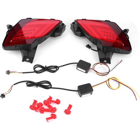 Luz trasera LED brillante para automóvil, reflector para parachoques trasero, compatible con CX-5 2013-2016. (1/3)