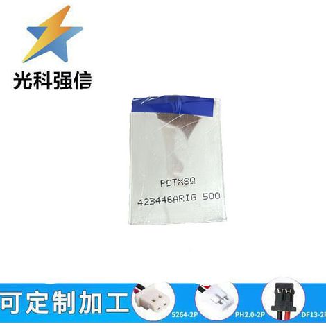 500-mAh-Polymer-Akku 423446 für Schönheitsgeräte, Smartwatches, Rasierer, Sprachaufzeichnungsgeräte, Augenaufzeichnungsgeräte, 3,7-V-Zelle