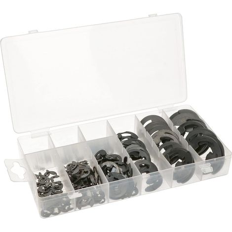 KOTARBAU Lot de 300 anneaux de serrage E-Clip de 1,5 à 22 mm (1/5)