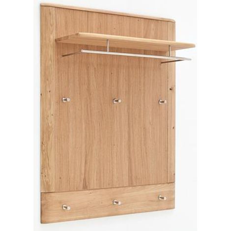 Panneau de vestiaire finition chêne poutre blanchi huilé -PEGANE- (1/4)