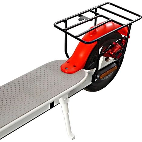 Porte-bagages/porte-bagages arrière multifonctionnel très populaire pour scooters et trottinettes.