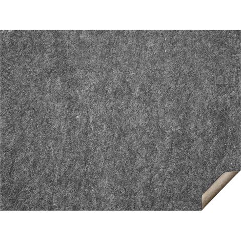 VEVOR Tappetino Protettivo per Pavimento 2750 x 3660 mm, Spessore 6 mm Grigio Ambito Area 10-11㎡ Feltro a Doppia Superficie, Feltro di Poliestere + Lattice Tappeto di Protezione per Pavimenti
