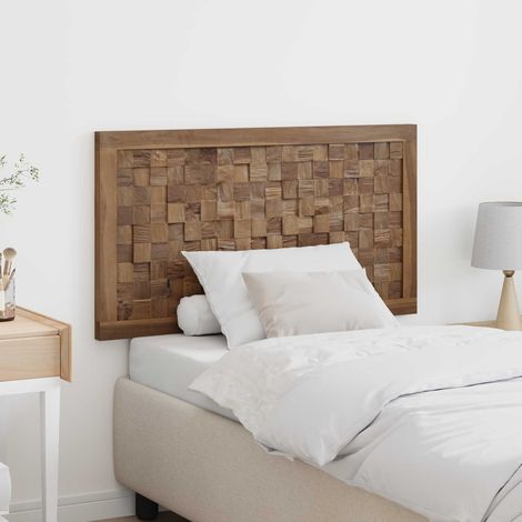 vidaXL Tête de lit Naturel Bois de teck massif