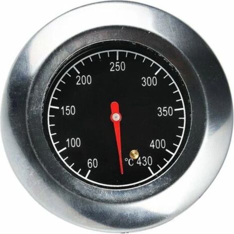 Filiyano-Thermomètre de barbecue en acier inoxydable, cadran facile à lire avec fixation filetée pour barbecues à gaz, 60 °C à 430 °C, multicolore (1/5)