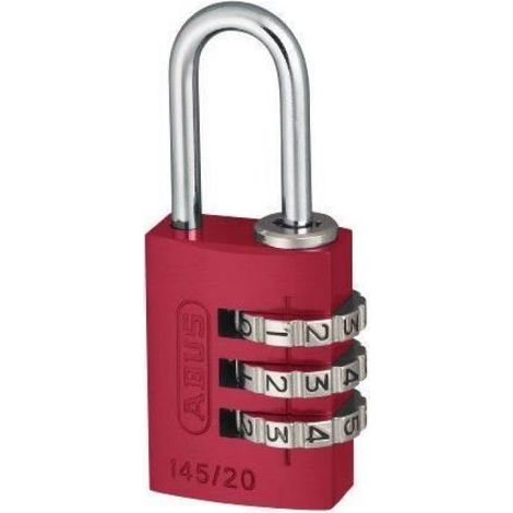 Abus 145/200 Cadenas à combinaison Rouge (1/2)