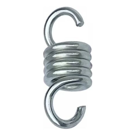 Ressorts de hamac - Acier galvanisé trempé - Pour suspendre des chaises hamac et des balançoires - Capacité de traction 500 kg (1/2)