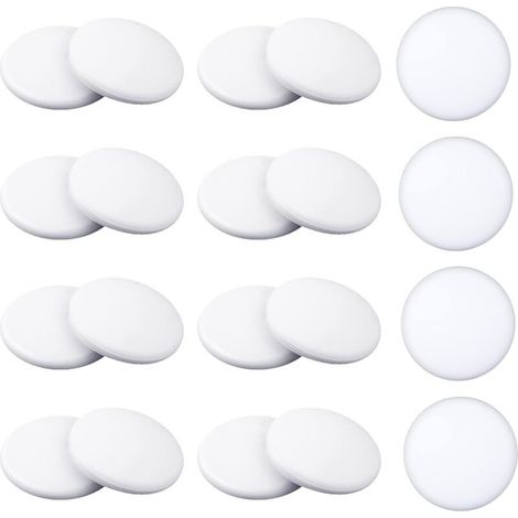 20-teiliger Türstopper-Wandschutz, selbstklebender Stoßdämpfer, wiederverwendbare, stoßdämpfende Silikon-Wandschützer für Türklinken mit Klebefläche und stoßdämpfendem Gel zum Schutz