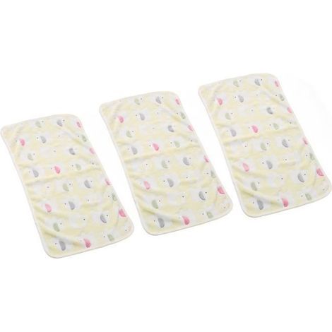 Dog Blankets - 3-Piece Set - Reversible Coral Fleece with Elephant Print