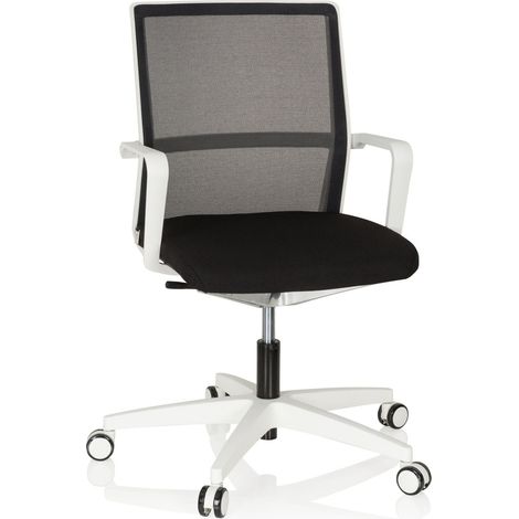 Bürostuhl / Drehstuhl MOVE-TEC NET 3D Netzstoff weiss / schwarz hjh OFFICE (1/5)