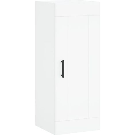 Buffet,Bahut,Armoire murale blanc 34,5x34x90 cm bois d'ingénierie CFW69739 (1/5)