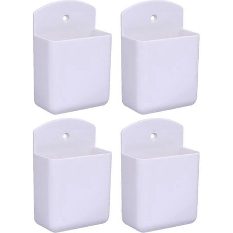 Support mural pour télécommande de climatiseur (lot de 4)-10x6.3cm-White (1/2)