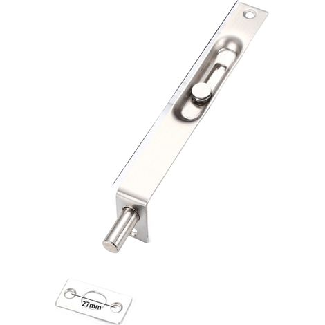 Serrure de porte dissimulée en acier inoxydable, boulon de verrouillage 18mm (1/5)