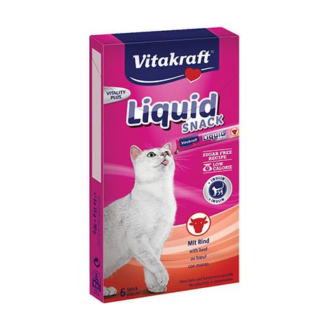 Vitakraft Katzensnack Cat Liquid Snack Rind - 90g