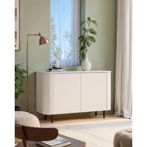 Buffet/bahut moderne 130 cm coloris cachemire Horizo (1/5)