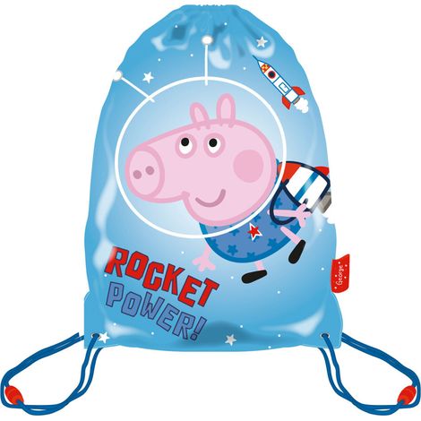 Sac de gym - Peppa Pig - George  -Rocket Power - 33x44 cm