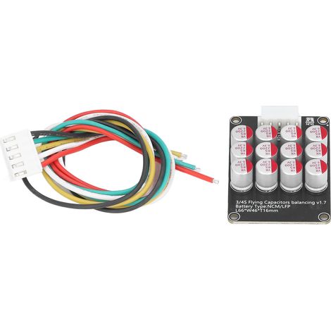 Aktiver Batterieausgleichs-Universalzellenausgleichsplatine 5A für LTO LFP LPO NCM3-4S (1/5)
