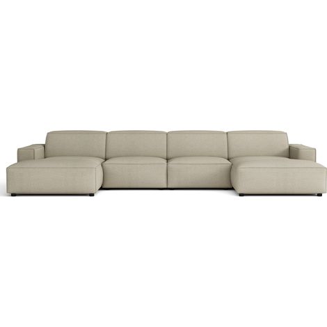Selsey Sellmo - Canapé d'angle - 368 cm - Chenille Grėge (1/5)