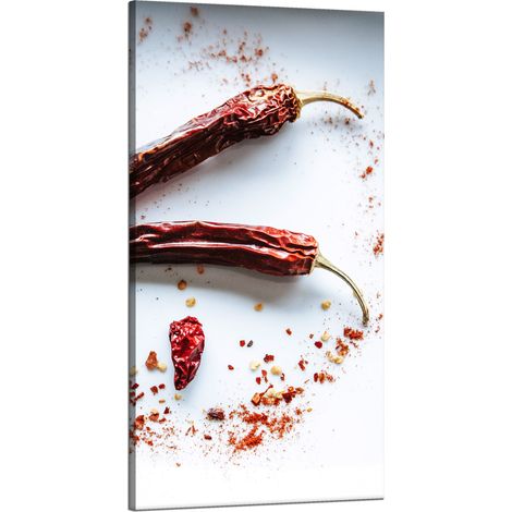Peppers' Kitchen Leinwanddruck 60x120 cm