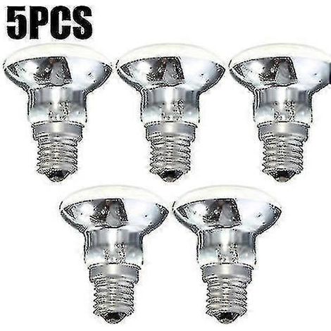 Lot de 5 ampoules de rechange E14 R39 30 W pour lampe à lave, à visser, Bulbtmall (1/4)