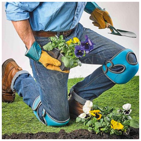 KNEELO PROTECT : Paire de Genouillères de Jardinage Protèges Genoux Réglables (1/5)