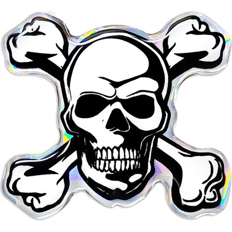 3D Sticker Teschio Arrabbiato (1/5)