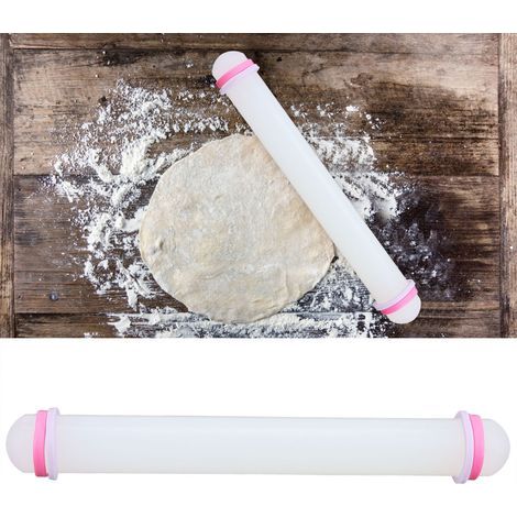 Juego de 5 rodillos antiadherentes de arcilla suave, utensilio de cocina para hornear y modelar. (1/5)