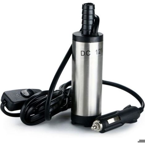 Pompe Submersible - Pompe De Vidange - DC 12 V - 12 L/min - 2 M - Pour Diesel Eau Huile - 1 Piece (1/4)