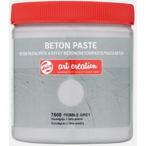 Peinture - Pâte à effet béton - Gris perle - Opaque - Tous supports - Pot 250ml - Art Création