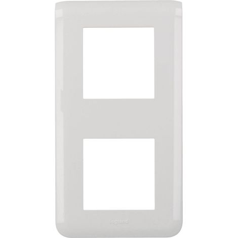 Legrand 078822 - Placa mosaico - Módulos verticales 2x2 blanco