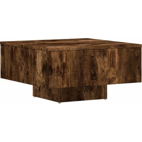 Maison Exclusive - Couchtisch Räuchereiche 60x60x31,5 cm Holzwerk