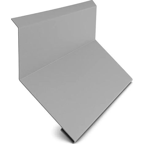 Larmier de mur faîtage, gris Mat RAL 7024